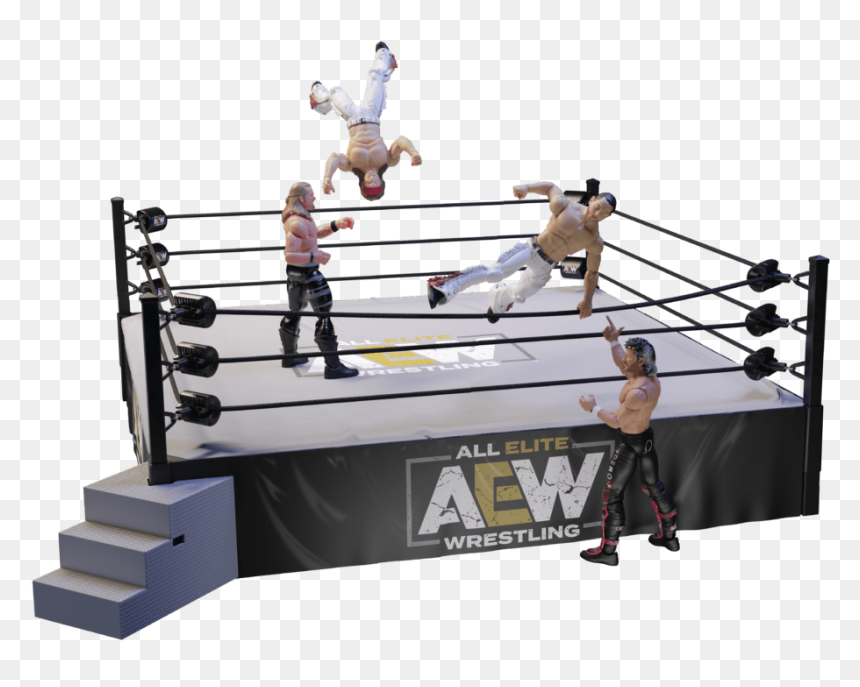 Aew Toys, HD Png Download - wrestling ring png