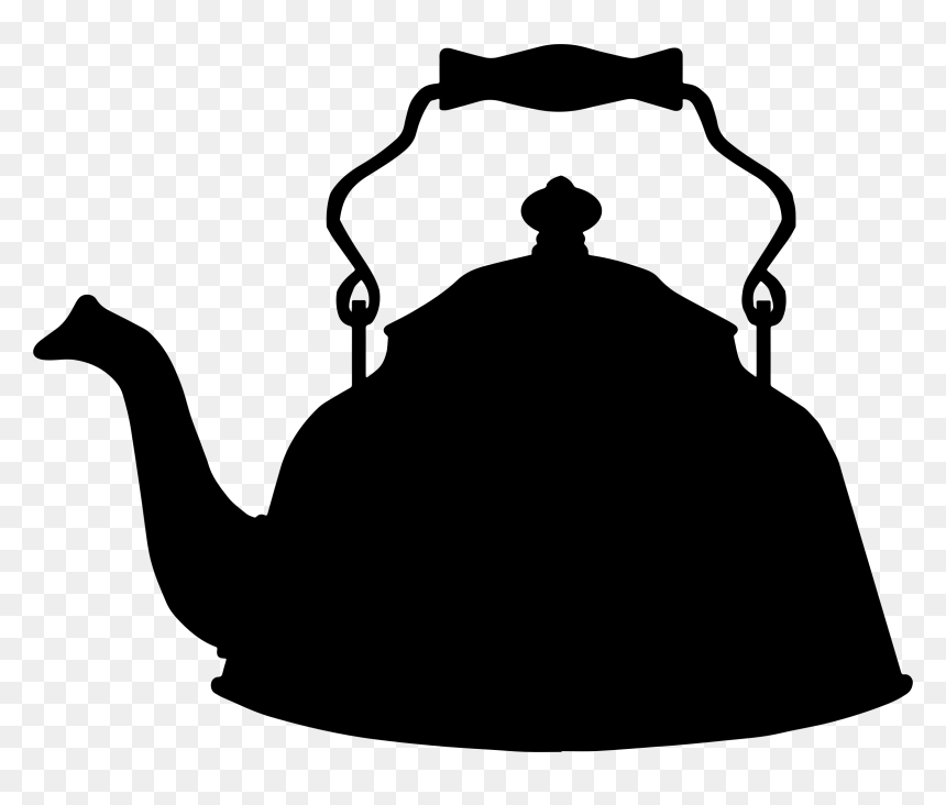 Teapot Silhouette Image Png Clipart - Teapot Silhouette Png, Transparent Png - teapot png