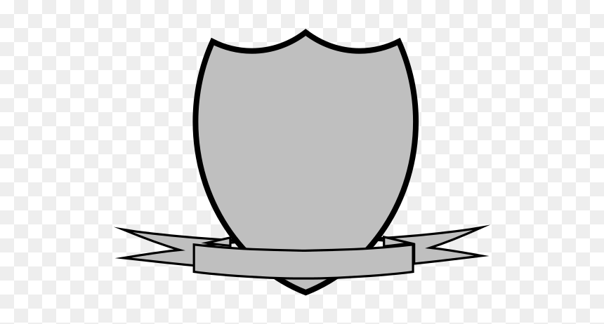 Shield Ribbon Svg Clip Arts - Longship, HD Png Download - shield outline png