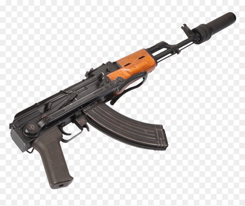 Hair Png Hair Png Machine Gun Ak - Ak 47 Con Silenciador, Transparent Png - machine gun png