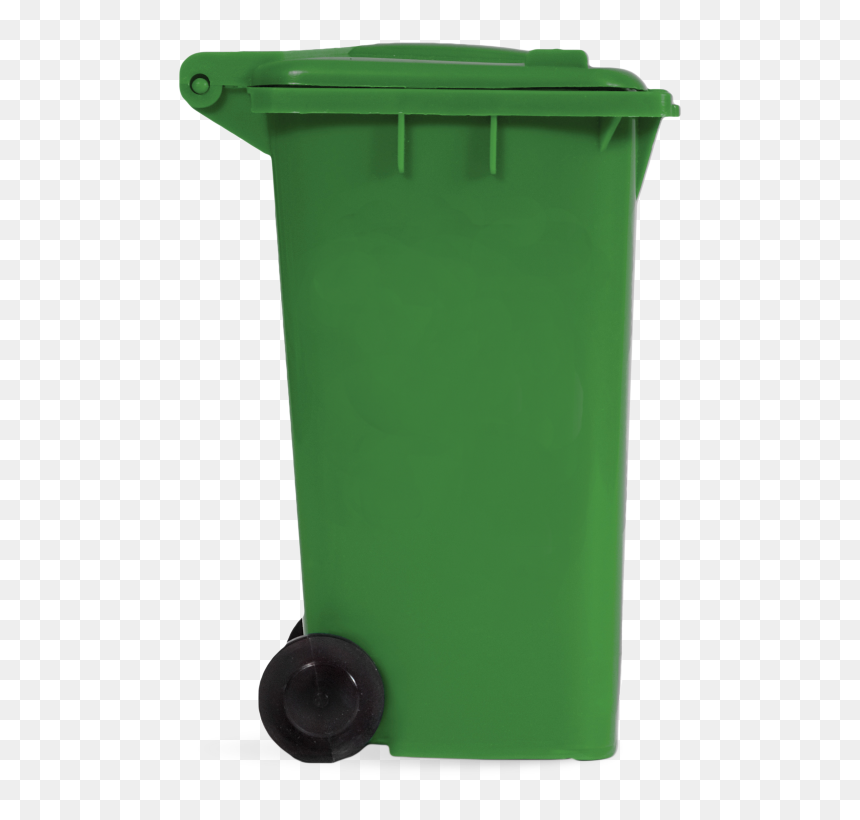Republic Services Organics Cart, HD Png Download - garbage can png