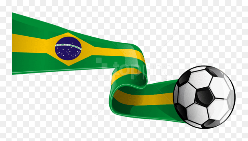 Free Png Download Soccer Ball With Brazilian Flag Transparentpicture - Brazillian Soccer Team Png, Png Download - brazil flag png