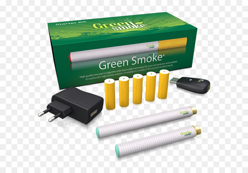 E Zigarette In Zigarettenform, HD Png Download - green smoke png