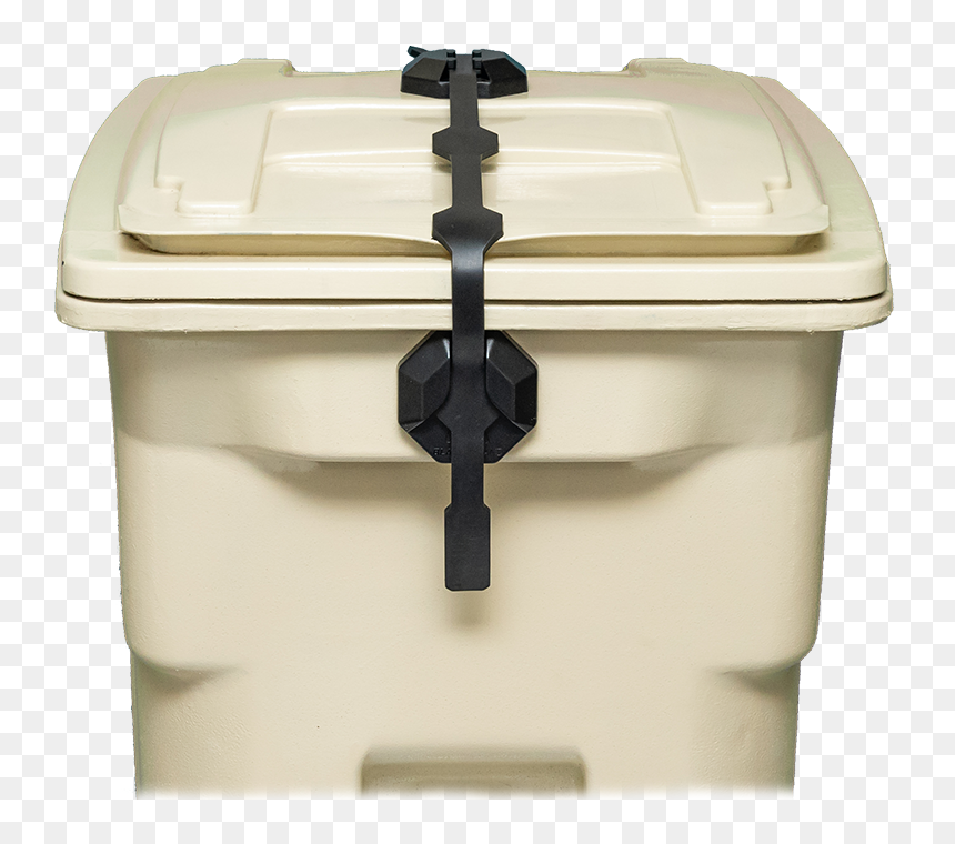 Trash Bin Lock, HD Png Download - garbage can png