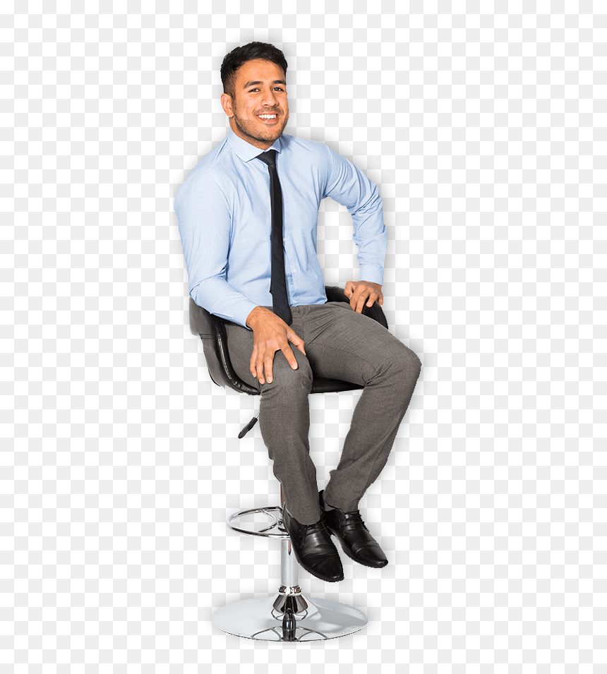 Our Application Process - Guy Sitting On Chair, HD Png Download - man sitting png
