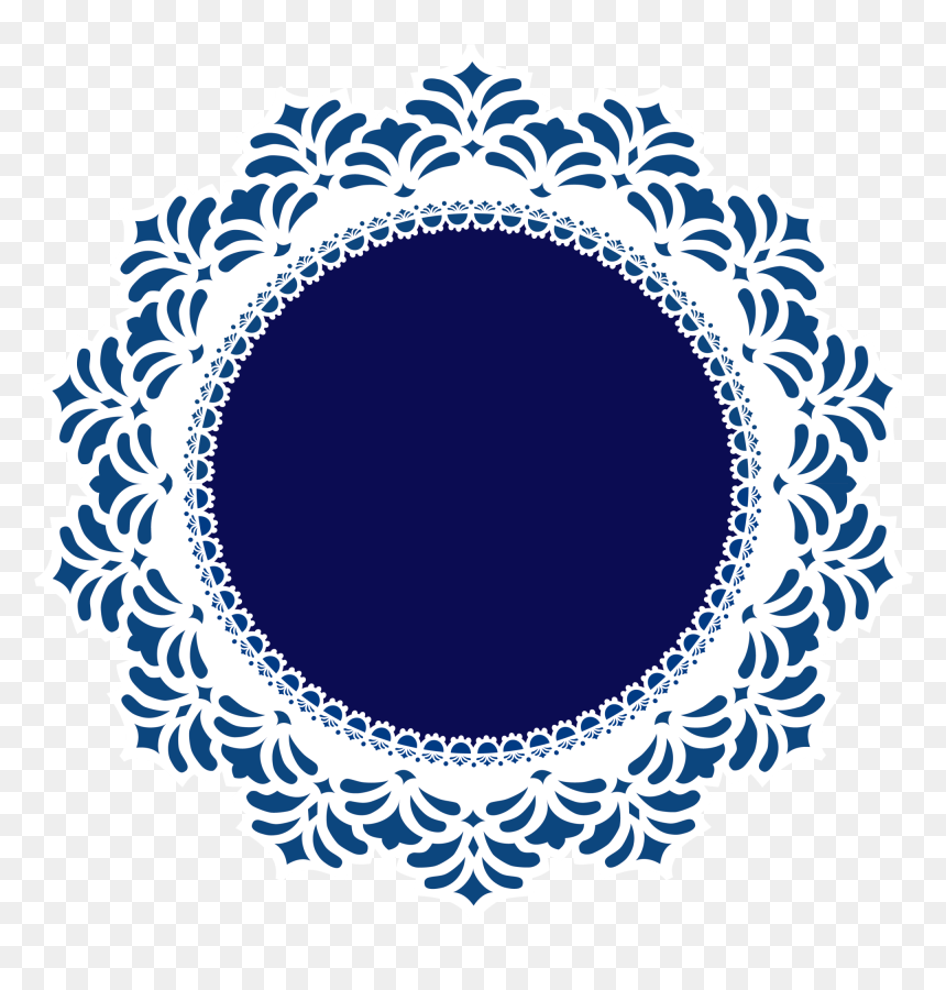 Circle Clipart Doily - Lace, HD Png Download - doily png