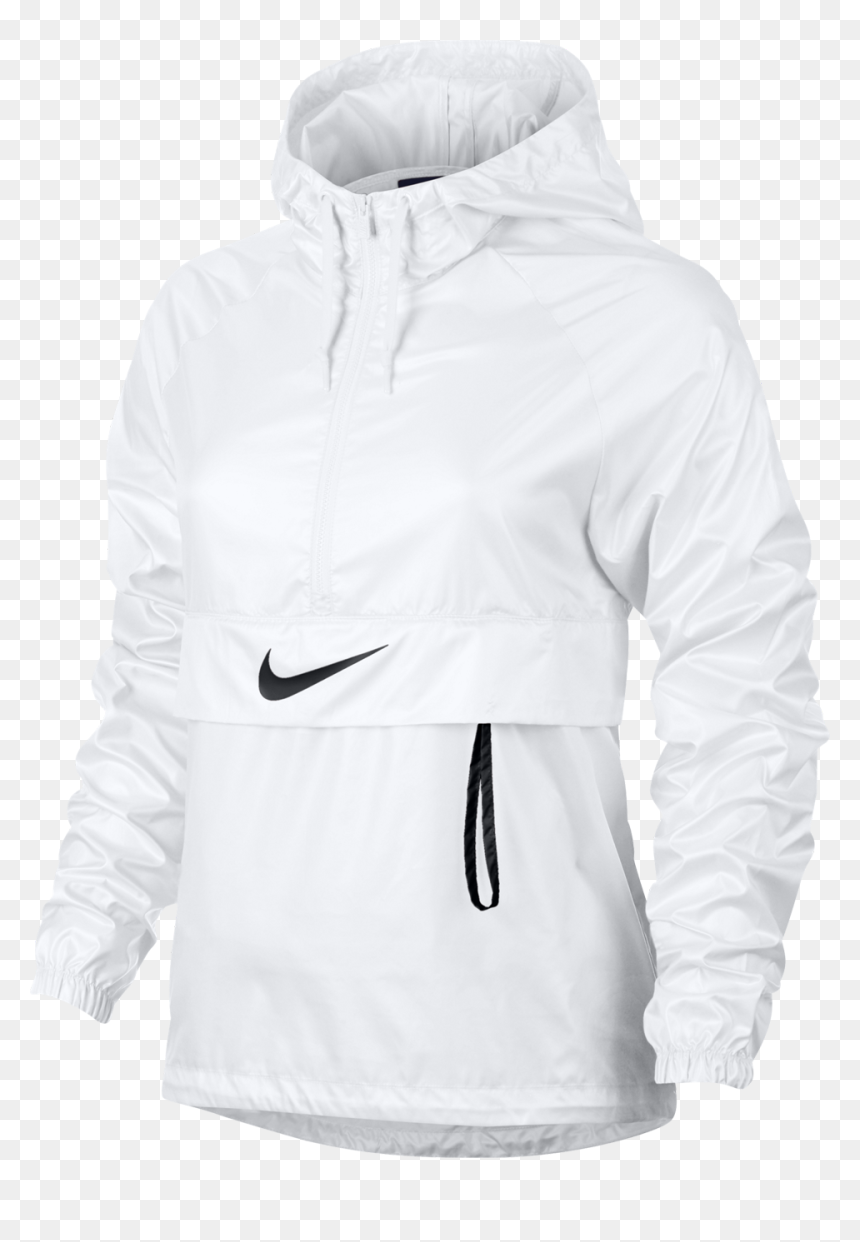 Nike Swoosh Png White Picture Royalty Free Library - Hoodie, Transparent Png - swoosh png