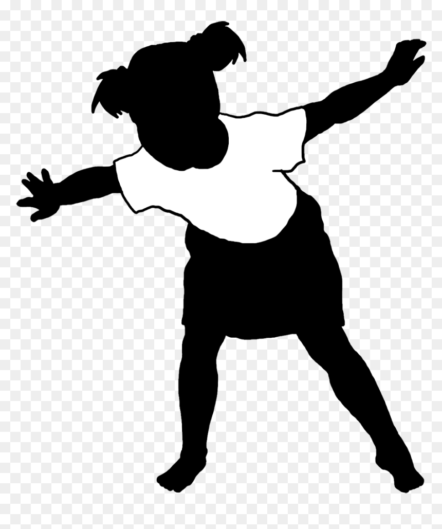 Beautiful Silhouettes Of Children - Cliparts Free Children Dancing Silhouette, HD Png Download - dancer silhouette png