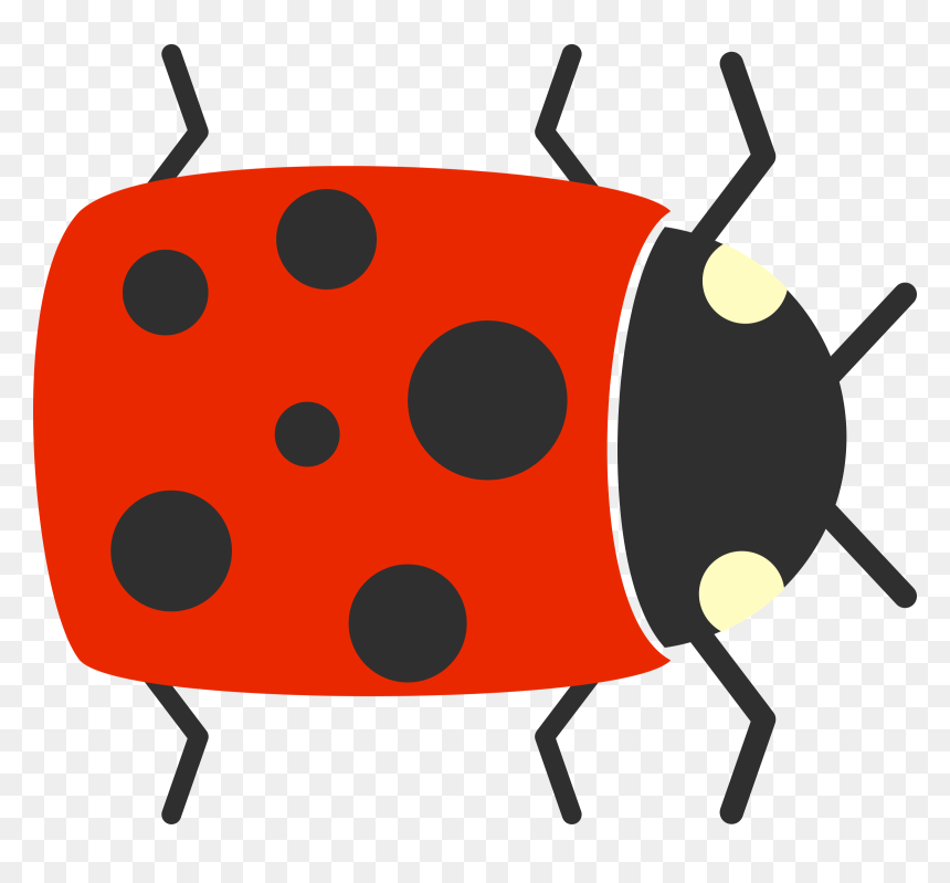 Simple Cartoon Ladybug Clip Arts - Ladybug Cartoons Png, Transparent Png - ladybug png
