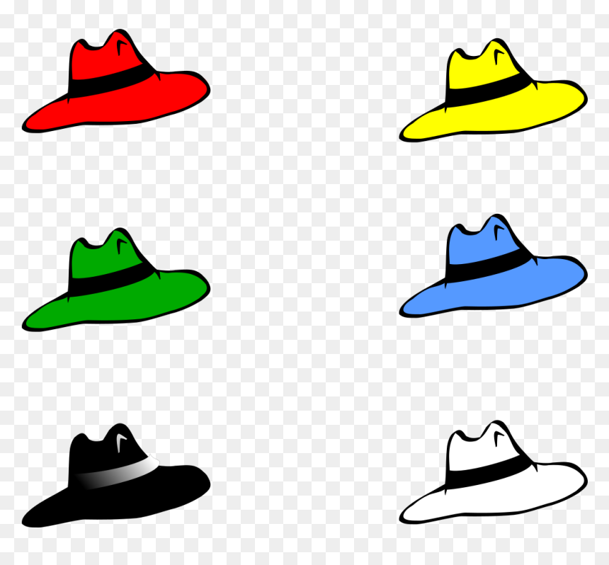 Slothing Men Six Hats Svg Clip Arts - Six Thinking Hats Png, Transparent Png - thug life hat png