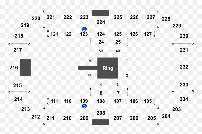Seating Chart, HD Png Download - wrestling ring png