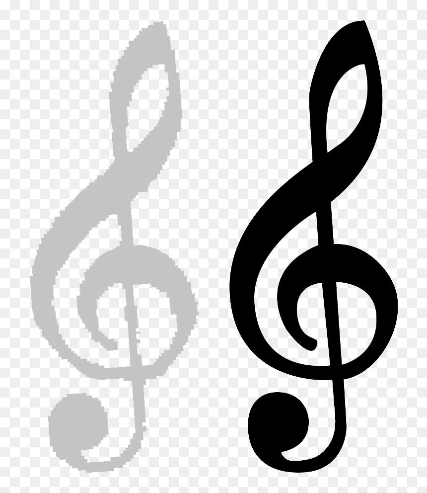 Clef Note Download Png - Treble Clef Note Png, Transparent Png - note png