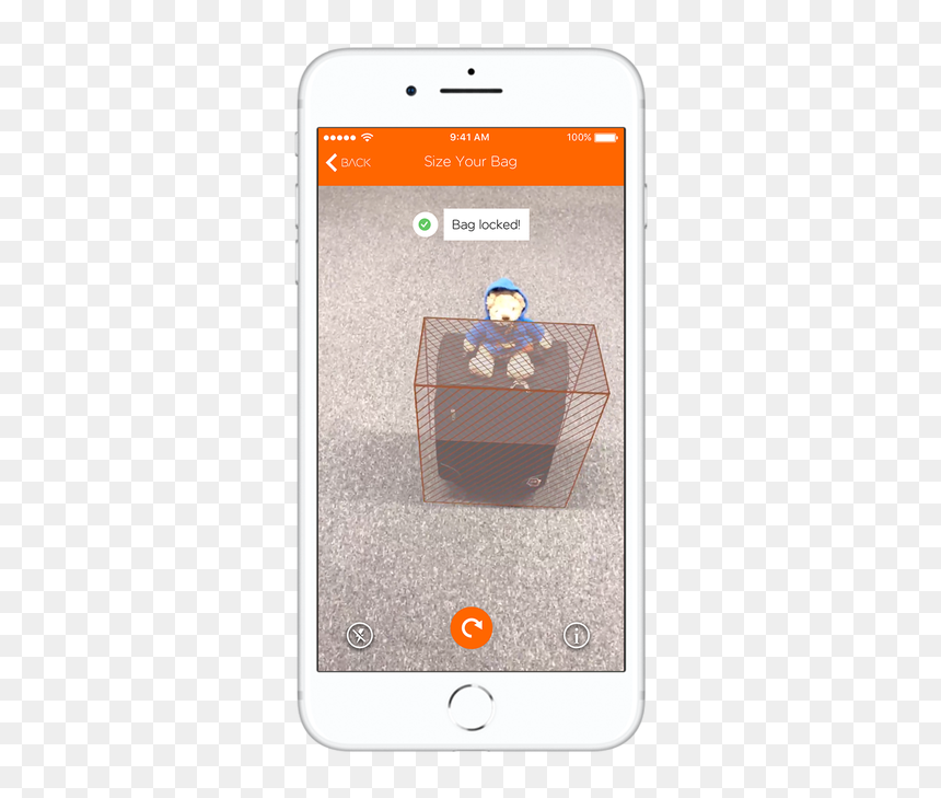 Travelport Worked With Easyjet To Build A New Augmented - Easyjet App Baggage Sizing Tool, HD Png Download - realistic mustache png