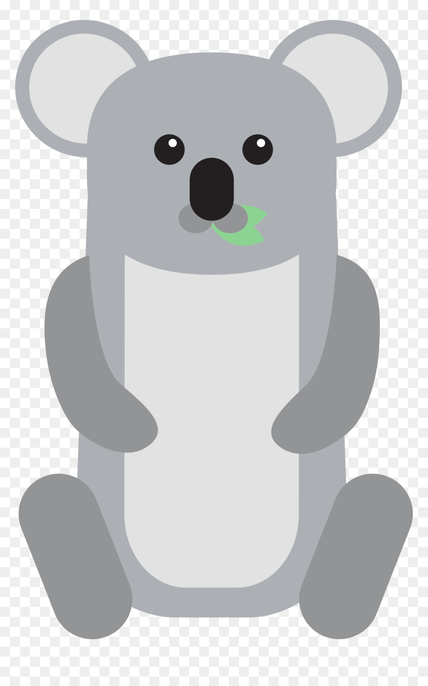 Baby Koala Clip Arts - การ์ตูน หมี โค อา ล่า, HD Png Download - koala png