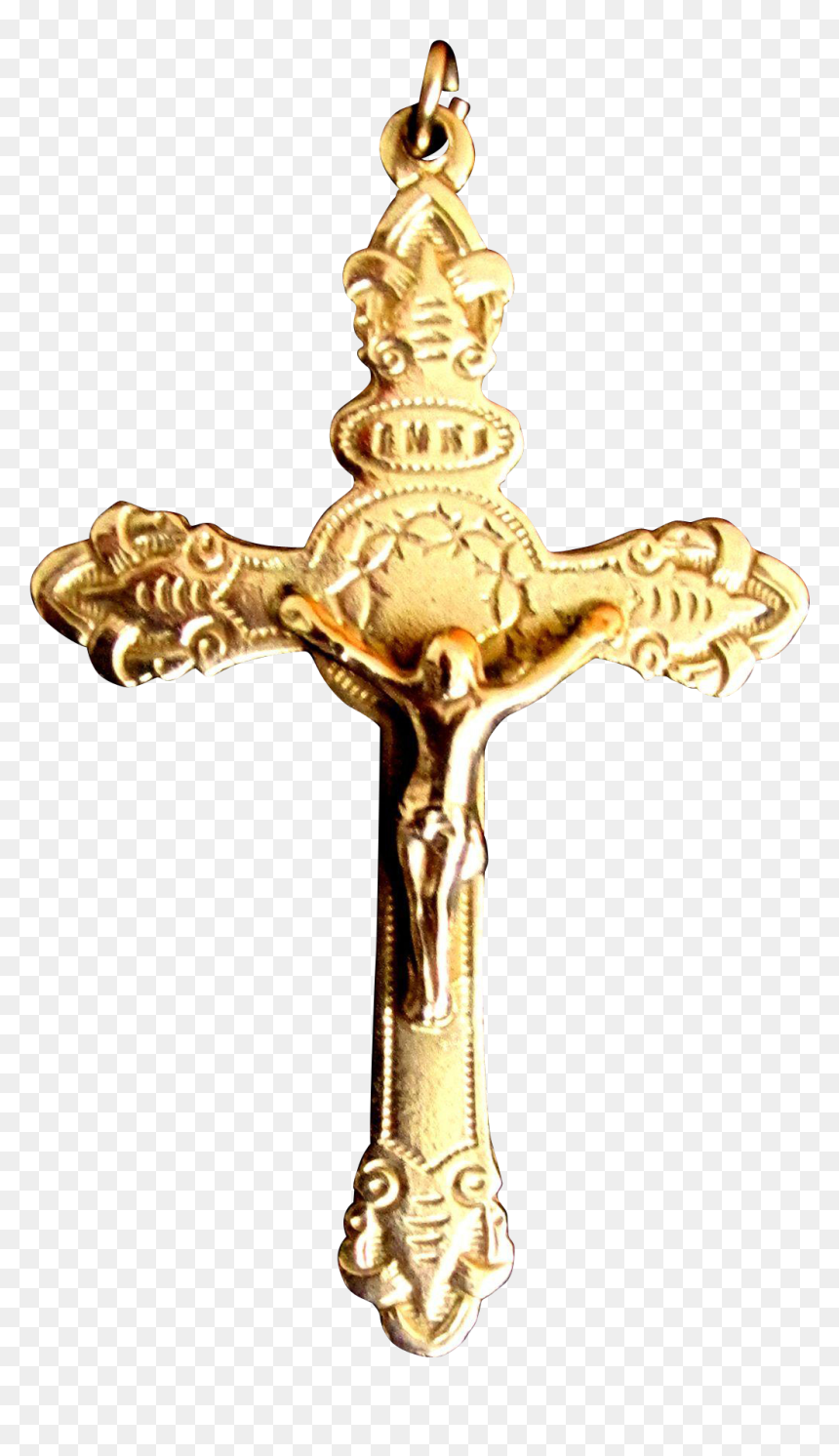 Ornate Cross Png - Clipart Gold Cross, Transparent Png - gold cross png