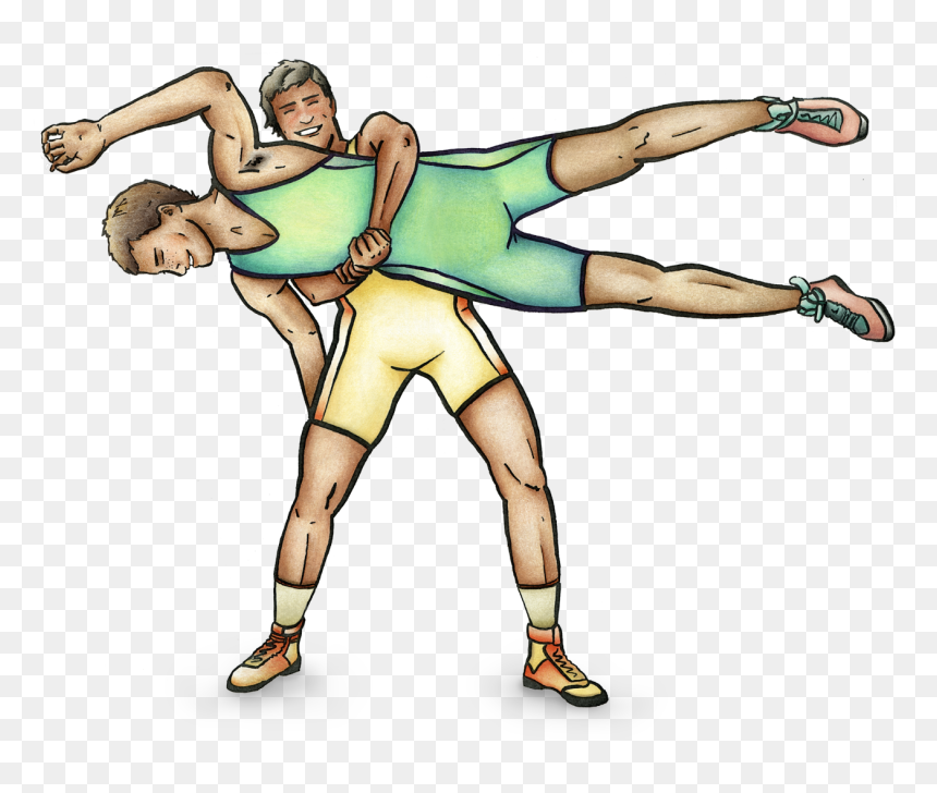 The Wrestling Coloring Book Live - Cartoon, HD Png Download - wrestling ring png