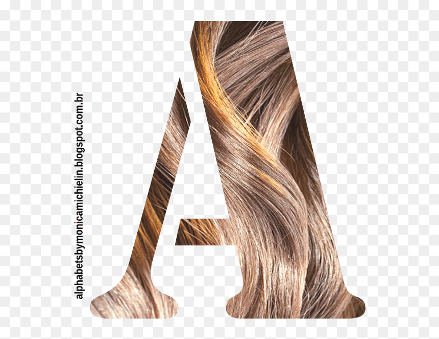 Alfabete De Cabelo, HD Png Download - hair texture png