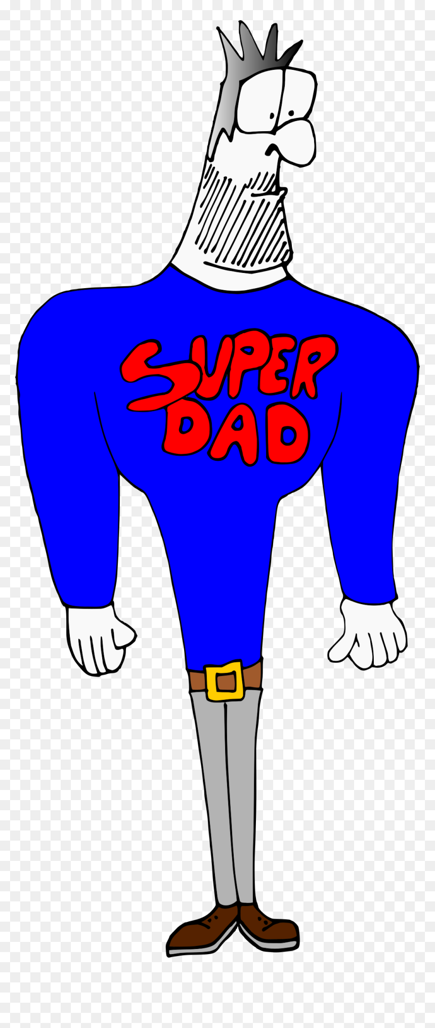 Super Dad Clip Arts - Clip Art, HD Png Download - dad png