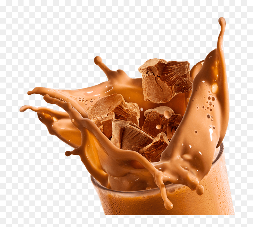 Chocolate Milk Splash Png - Milk Tea Splash Png, Transparent Png - milk splash png