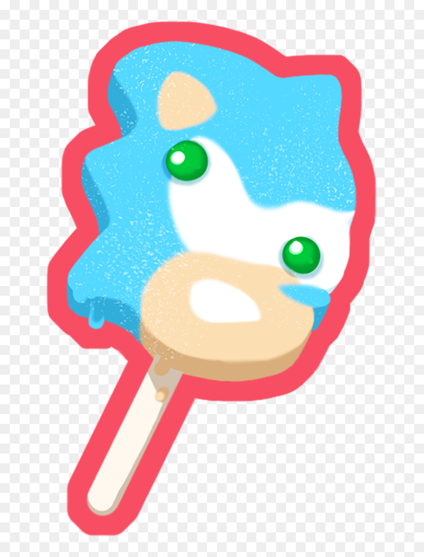 Sonic Popsicle Sticker, HD Png Download - popsicle png