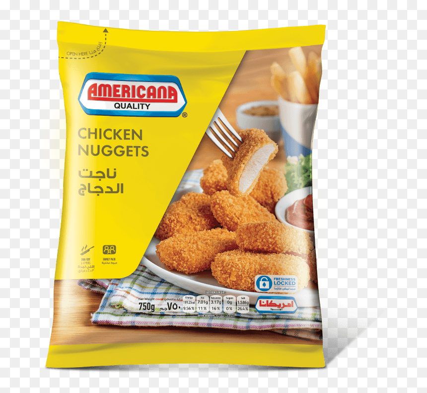 Americana Chunky Chicken, HD Png Download - chicken nugget png