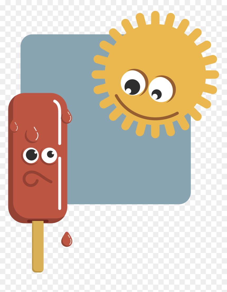 Popsicle And The Sun Clip Arts, HD Png Download - popsicle png