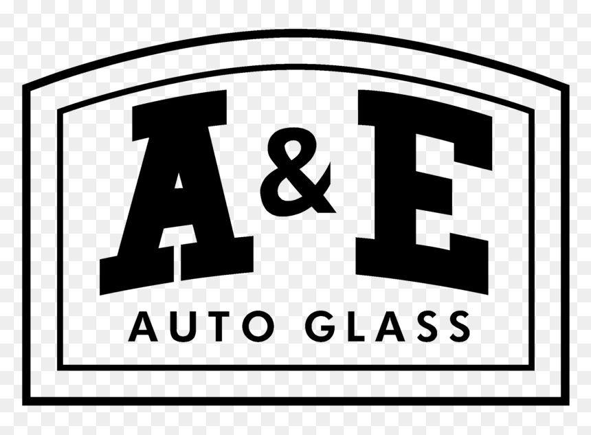 A & E Auto Glass - E Auto Glass Logo, HD Png Download - cracked glass transparent png