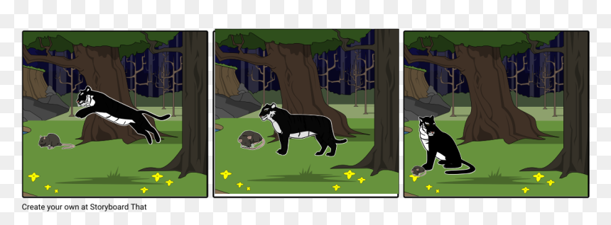Storyboard, HD Png Download - panther png