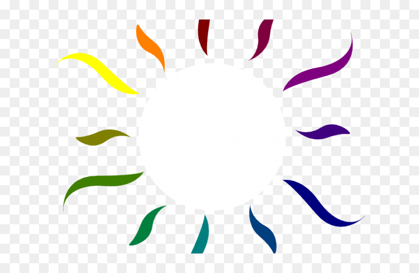 Ray Clipart Rainbow Sun, HD Png Download - sun ray png