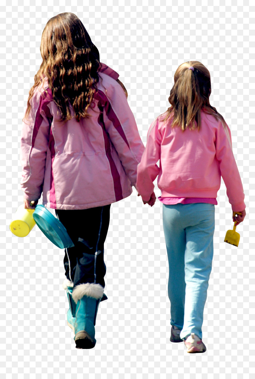 Group People Walking Away Png Download - Kid Walking Png, Transparent Png - people walking away png