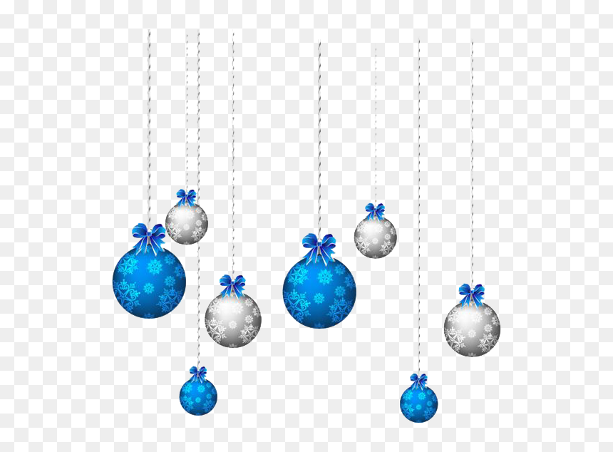 Download Christmas Balls Png File - Christmas Decorations Blue Png, Transparent Png - christmas ball png