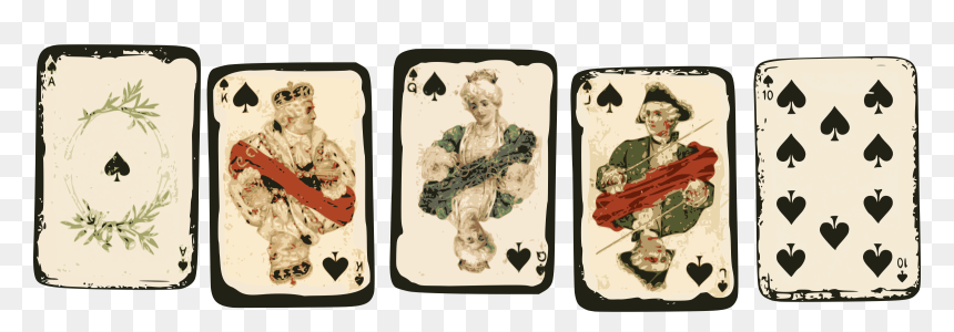 Poker Cards Clip Arts - Old Playing Cards Png, Transparent Png - playing cards png