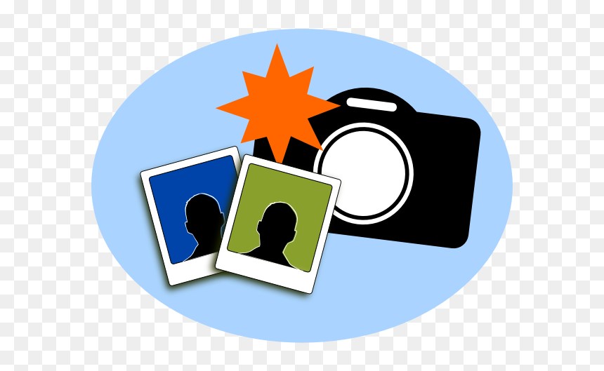 Camera And Photos Clip Art - Camera And Pictures Clipart, HD Png Download - camera flash png
