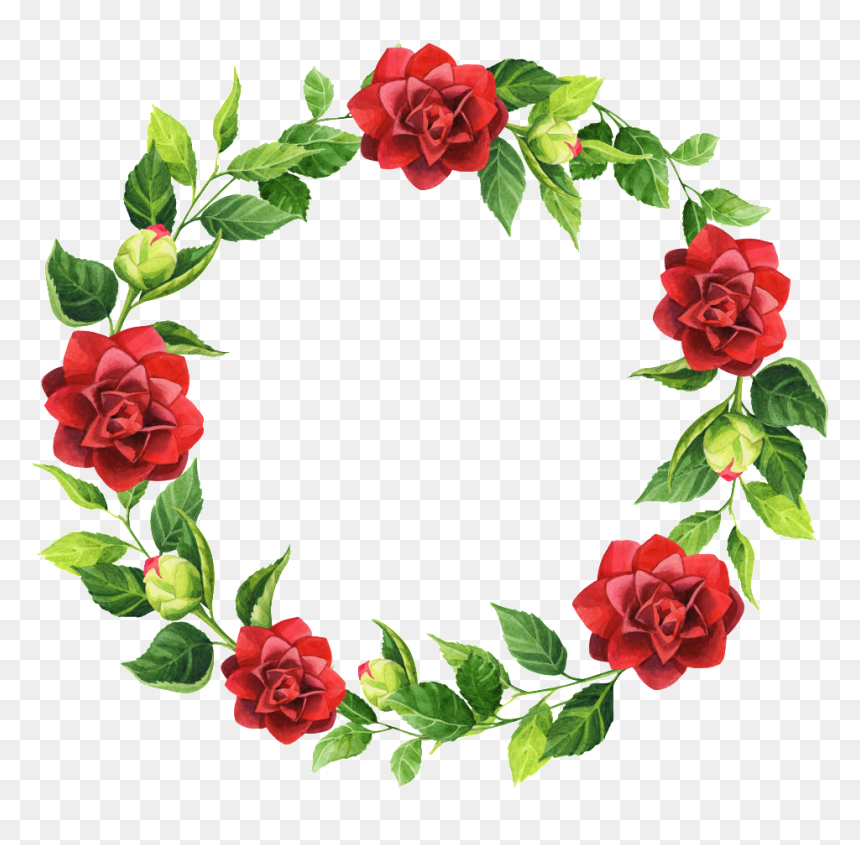 Hand Painted Realistic Origami Garland Png Transparent - Realistic Flower Clip Art, Png Download - garland png