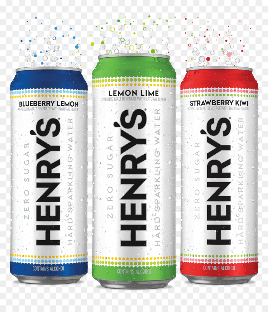 Av Henry"s Cans - Henry's Hard Sparkling Water, HD Png Download - drink png