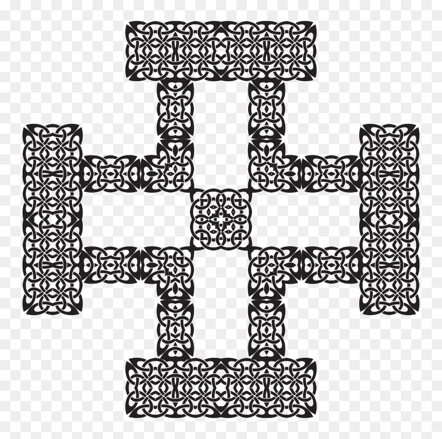 Celtic Knot Design - Order Of Christ Cross Png, Transparent Png - celtic knot png