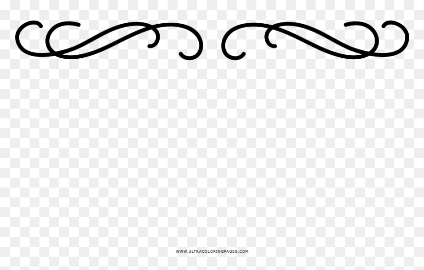 Divider Coloring Page - Calligraphy, HD Png Download - page divider png