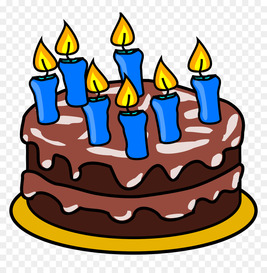 Birthday Cake Clip Art, HD Png Download - birthday candle png