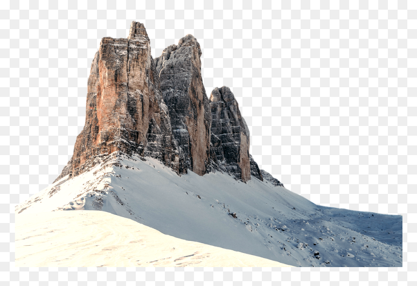 Drei Zinnen Nature Park, HD Png Download - mountain range png