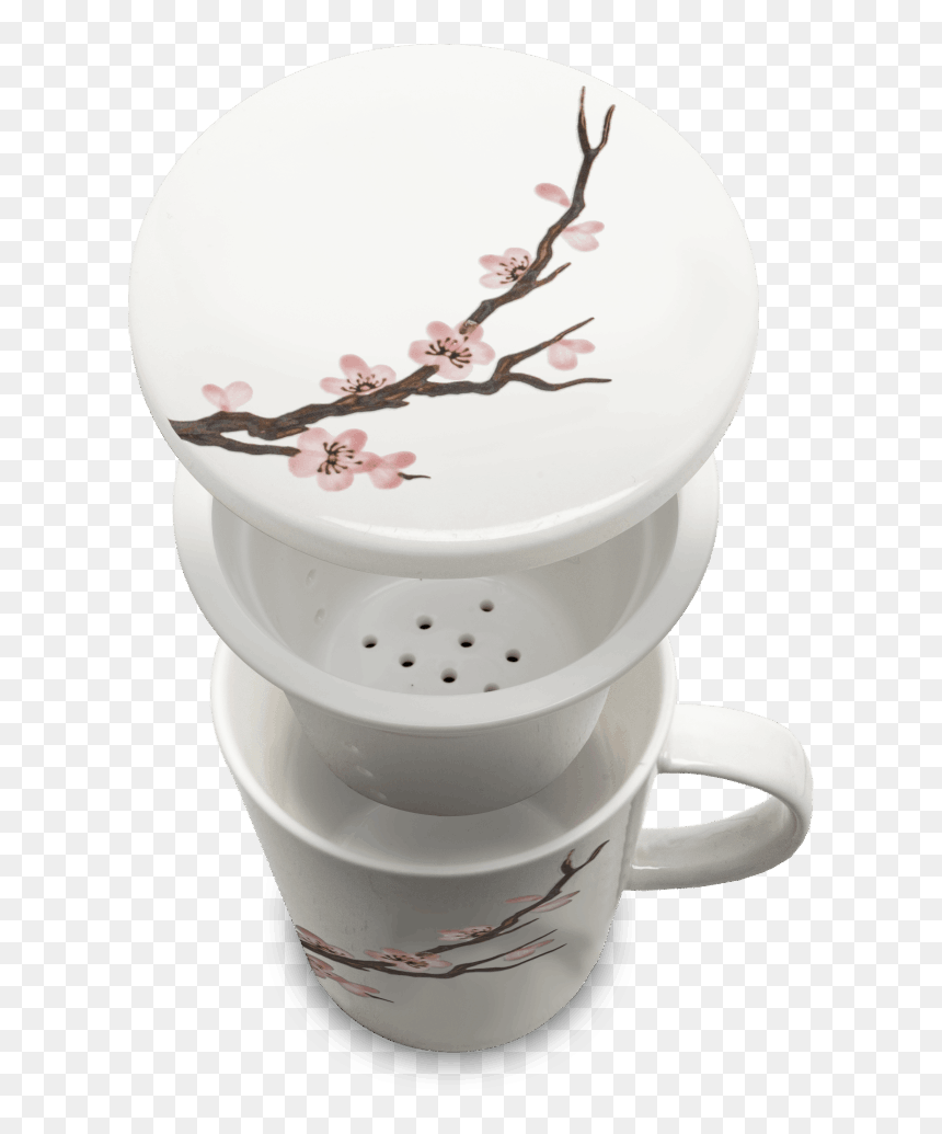 Cup, HD Png Download - cherry blossom tree png