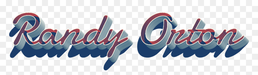Randy Orton 3d Letter Png Name - Randy Orton Name Png, Transparent Png - randy orton png
