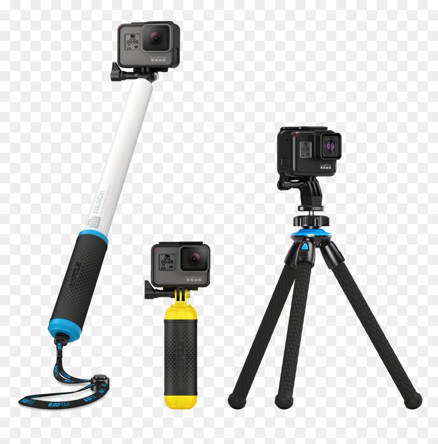 Tripod Png - Gopro Pole, Transparent Png - camera flash png