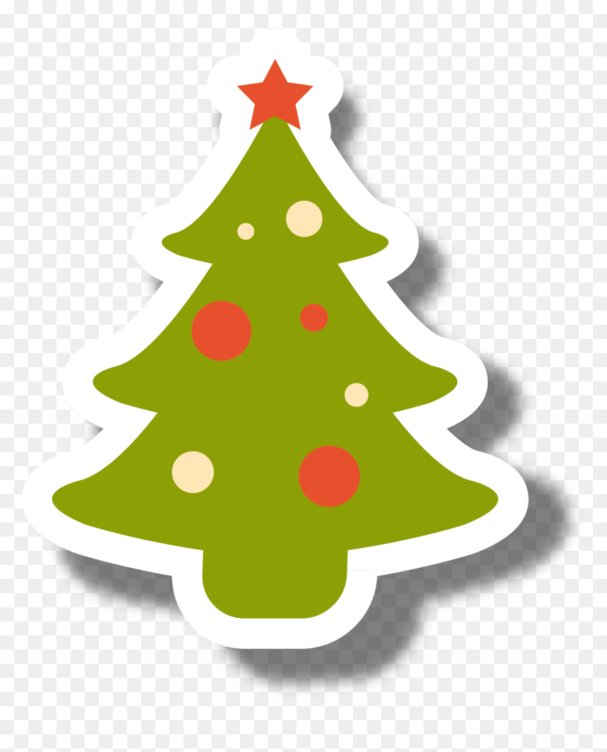 Christmas Tree Clip Art - Christmas Tree Vector Png, Transparent Png - christmas tree vector png