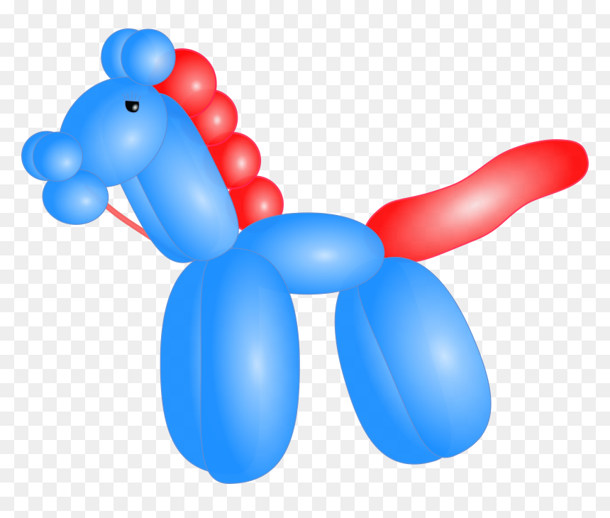 Balloon Horse Clip Arts - Balloon Animal Clip Art, HD Png Download - ballon png