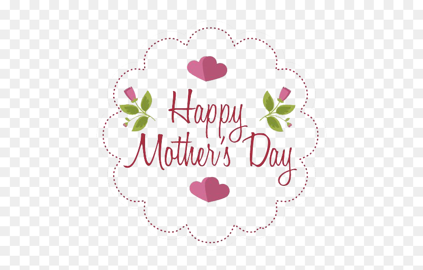 Happy Mothers Day Background Png - Heart, Transparent Png - mother's day png