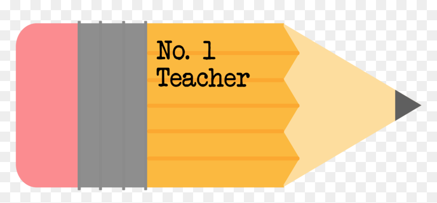 1 Teacher Free Printable Pencil Gift Tag - Teachers Day Gift Tag Printable, HD Png Download - gift tag png