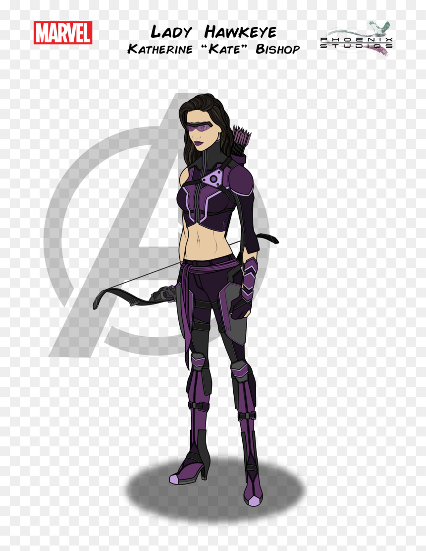 Lady Hawkeye By Https - Kate Bishop Concept Art, HD Png Download - hawkeye png