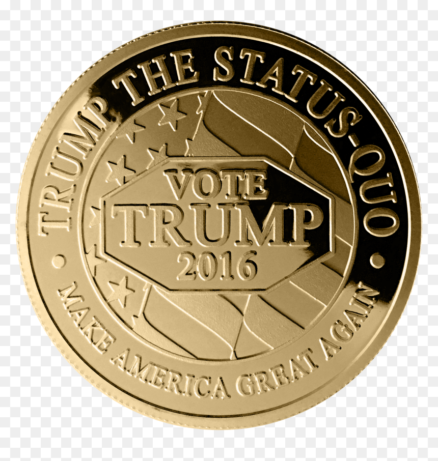 Trump Logo Gold - Donald Trump, HD Png Download - trump logo png