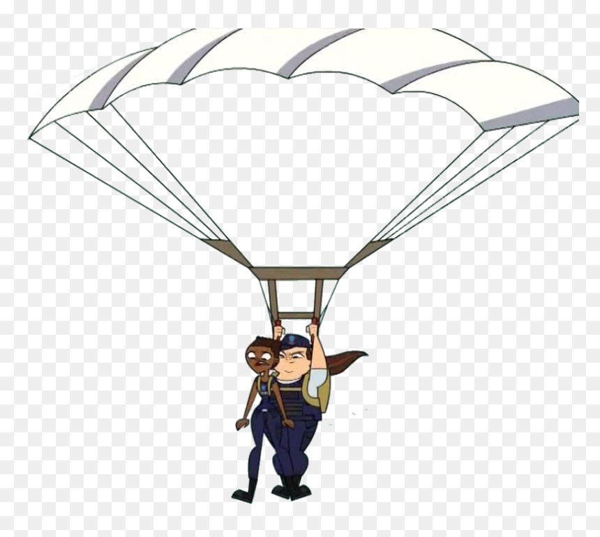Parachute Clipart Parachute Guy - Total Drama Island Parachute, HD Png Download - parachute png