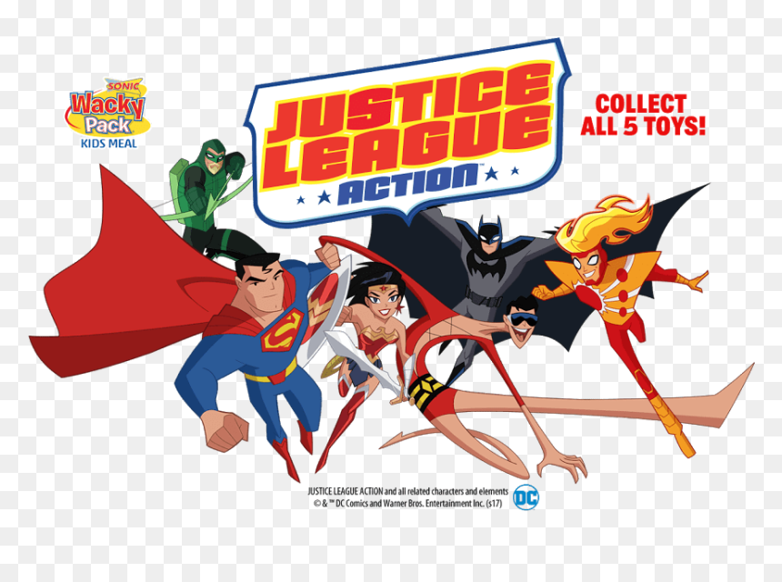 Justice League Action Members, HD Png Download - justice league png